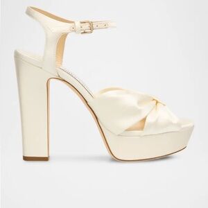 Jimmy Choo Heloise 120 Ivory NEVER WORN